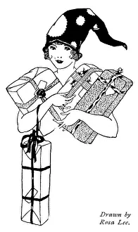 Armful: GIRL CARRIES PRESENTS