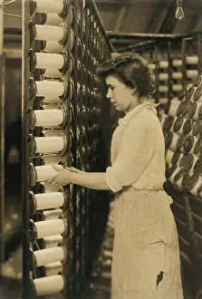 Spools: Girl - child labor - occupations