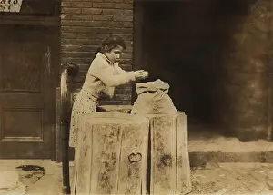 Scavenging: Girl - child labor - occupations