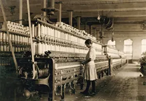 Spools: Girl - Child Labour - Occupations - Mill