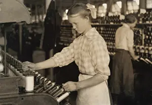 Spools: Girl - Child Labour - Occupations - Mill