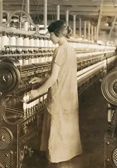 Spools: Girl - Child Labour - Occupations - Mill