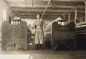 Hine: Girl - Child Labour - Occupations - Mill