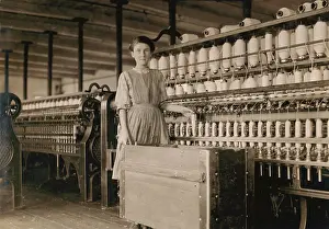 Hine: Girl - Child Labour - Occupations - Mill