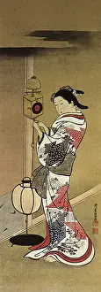 1745: Girl and Clock