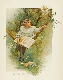 Hammock: GIRL DAYDREAMS 1880