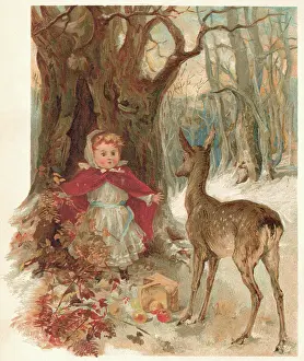 Inquisitive: GIRL AND DEER