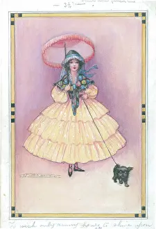 Girl with dog