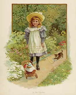 Airing: GIRL & DOLL IN GARDEN