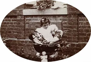 Propped: GIRL WITH FOUR DOLLS