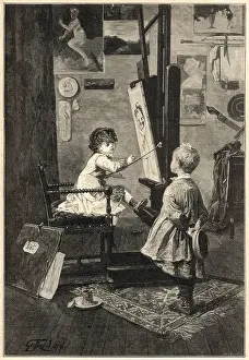 Guaranteed: Girl at easel
