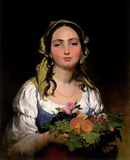 Amerling: Girl with Fruit Basket