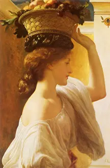 Bodice: Girl with Fruit Basket, by Leighton