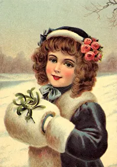 Sprig: Girl in Fur-Lined Coat