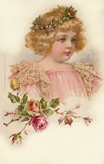 Brundage: Girl with a garland