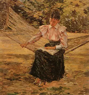 Repose: Girl in a Hammock