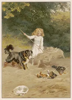 Haymaking: GIRL HAYMAKING 1889
