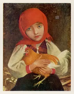 Destined: Girl and Hen