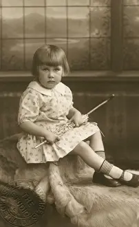Fringe: Girl holding a parasol