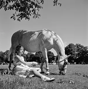 Roehampton: Girl and horse