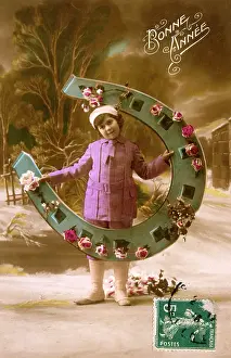 Superstition: Girl and Horseshoe