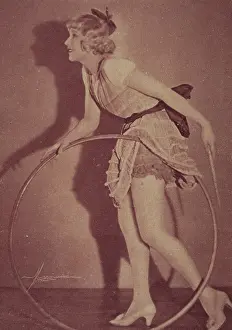 Hula: Girl with a Hula Hoop. About 1932