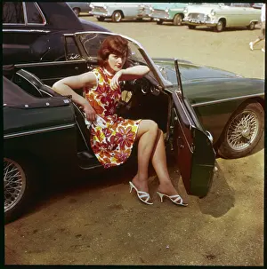 Emberton: GIRL IN MGB 1960S