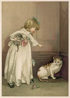 Reprimands: GIRL AND NAUGHTY CAT