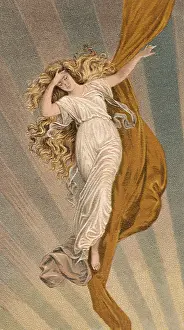 Drapery: Girl with Orange Drapery