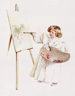 Perhaps: Girl Painting