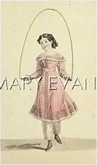 Pelerine: Girl in pantalettes