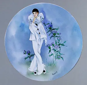Poms: Girl in a Pierrot Costume
