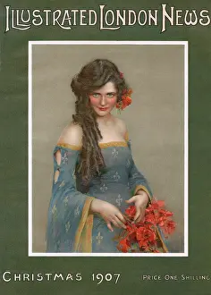Blushing: Girl with poppies