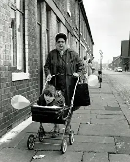 Girl Pram Gran Balloon