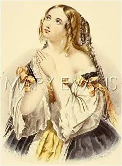 Clasps: A GIRL PRAYS
