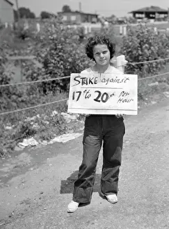 Vachon: Girl - Protest - Strike - Picket