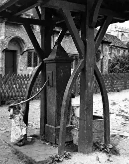 Timbers: GIRL PUMPING WATER