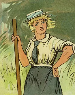 Undergraduate: Girl with a punt pole