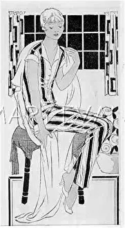 Sleepwear: GIRL IN PYJAMAS 1927