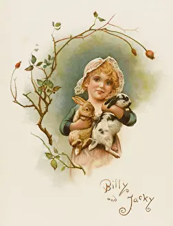 Jacky: GIRL WITH RABBITS