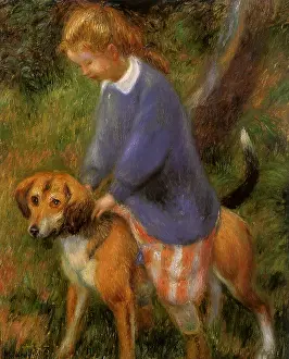 Astride: Girl Riding Dog