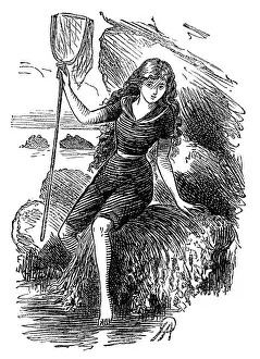 Holidaymaker: Girl Rock Pooling