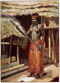 Sarawak: GIRL OF SARAWAK, BORNEO