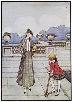 Scooter: GIRL WITH SCOOTER