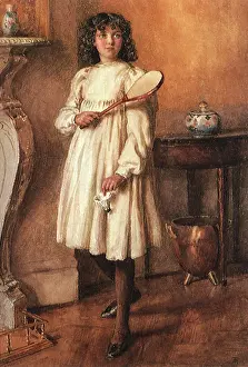 Racquet: Girl with Shuttlecock