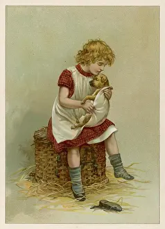 Unwell: GIRL & SICK PUPPY