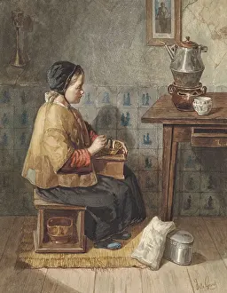 Groot: Girl Sitting on a Stove