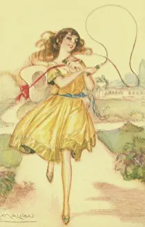 Mauzan: Girl skipping