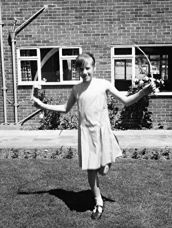 Drains: GIRL SKIPS IN GARDEN