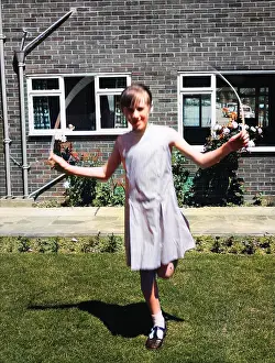 Drains: GIRL SKIPS IN GARDEN